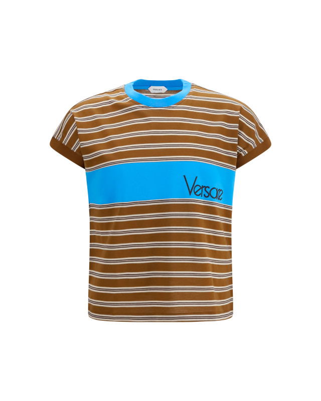 Striped cotton T-shirt