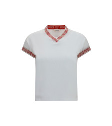 T-shirt by Versace with greca details
