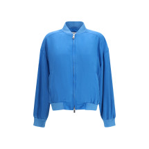 Silk zipper Jacket