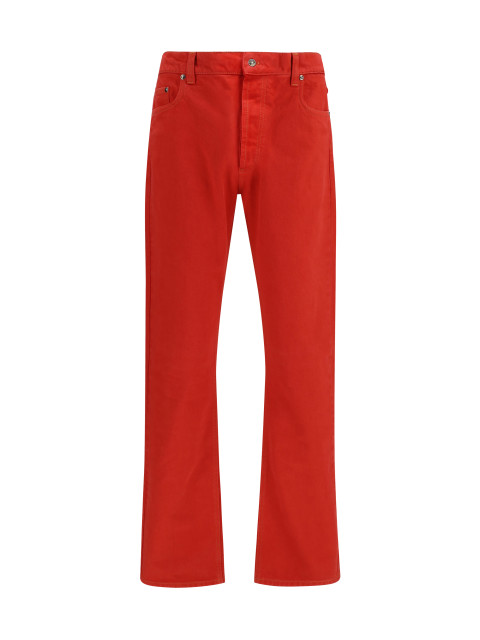 Straight-leg cotton denim Jeans