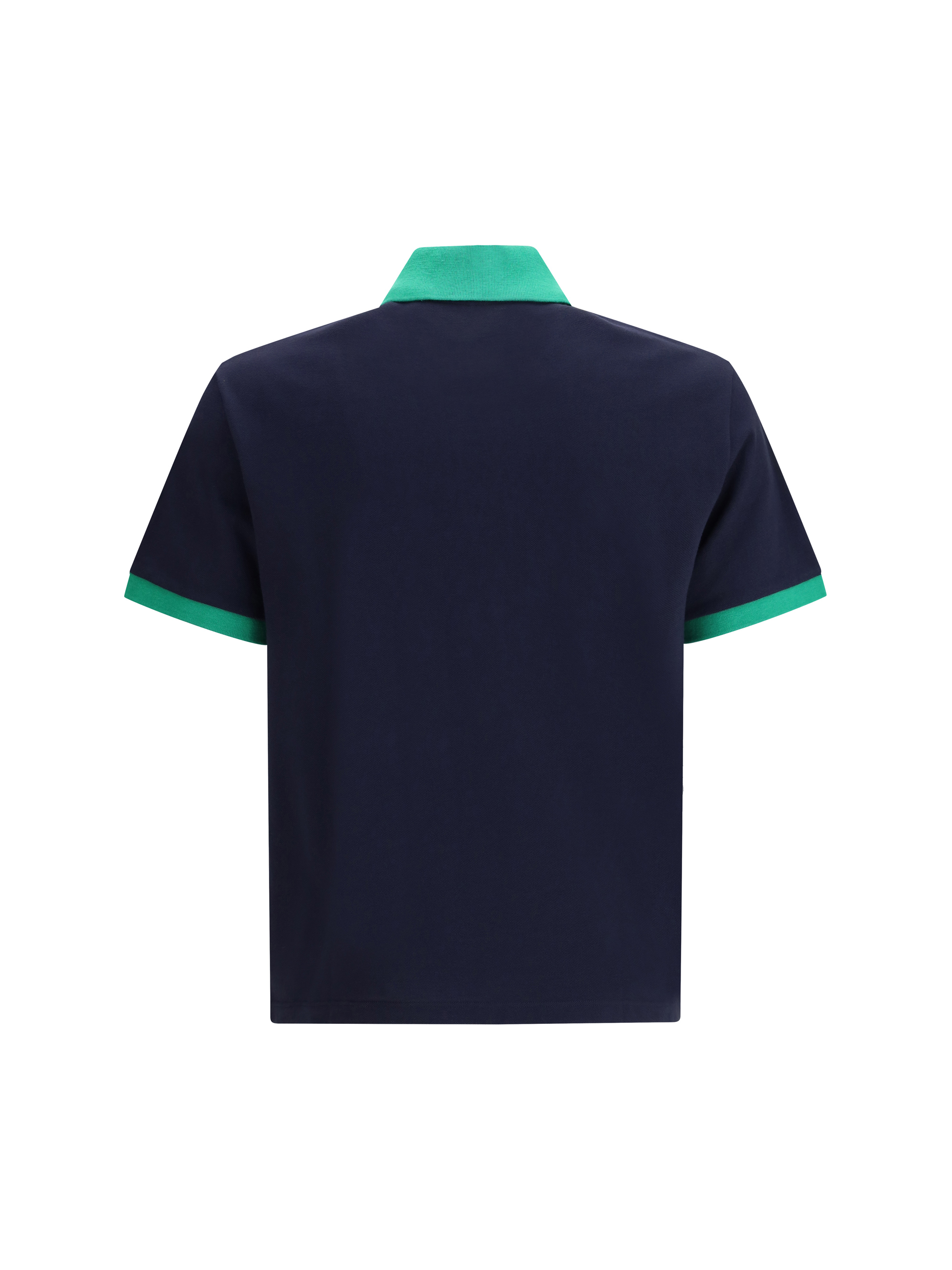 Polo in cotton piqué with embroidery