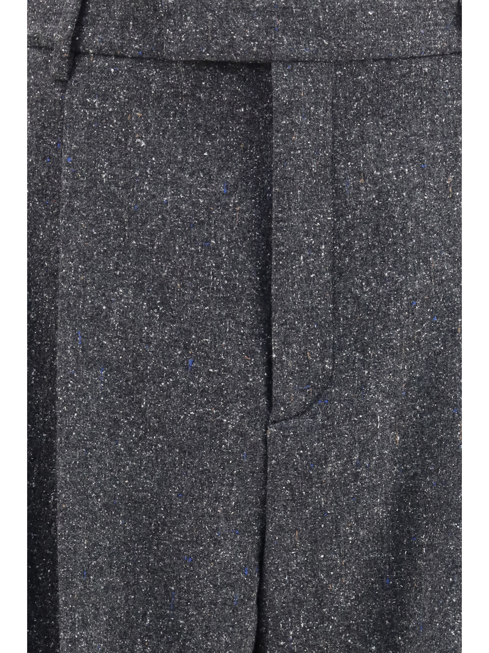 Tailored wool and silk-blend Pants