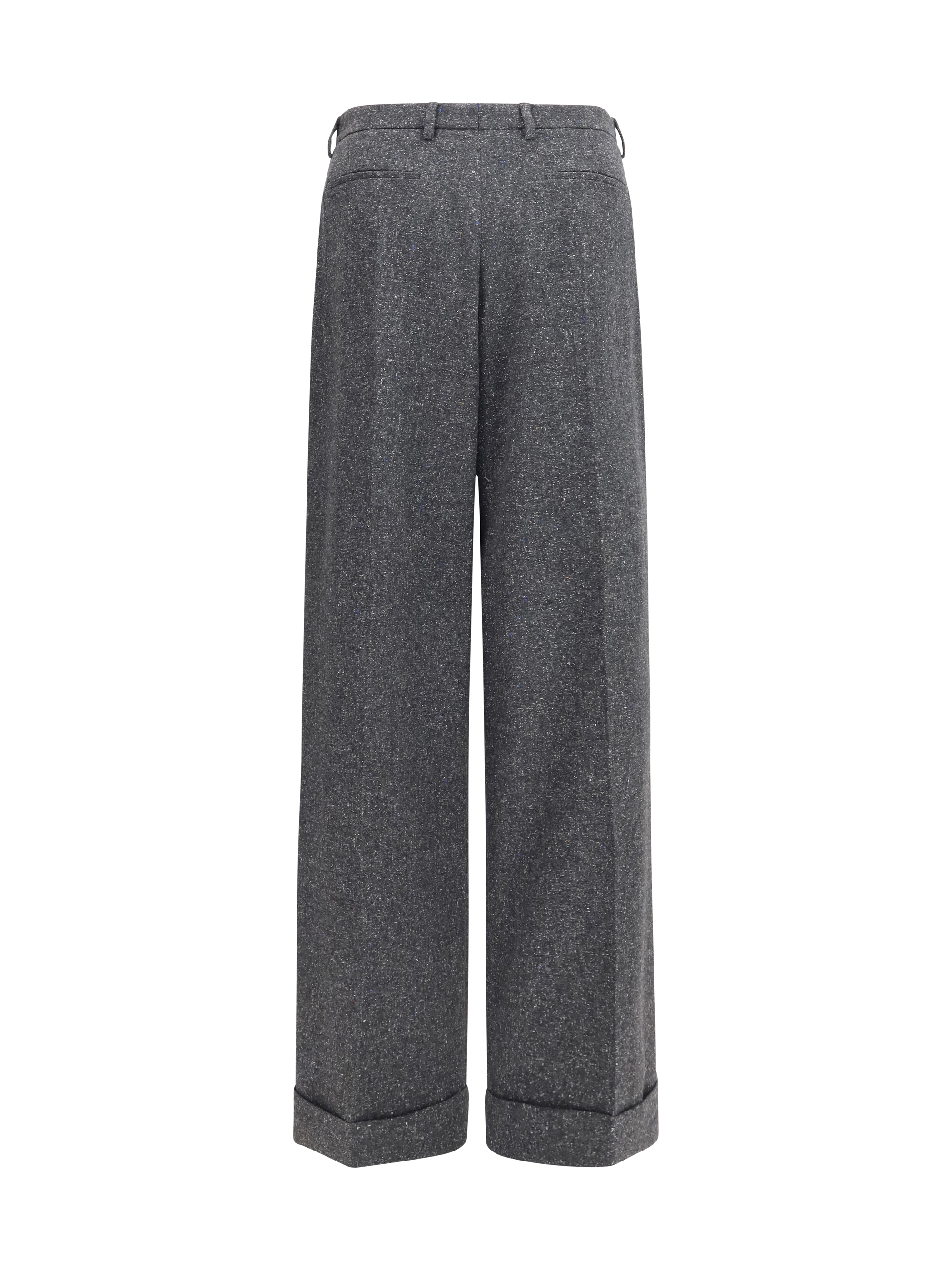 Tailored wool and silk-blend Pants