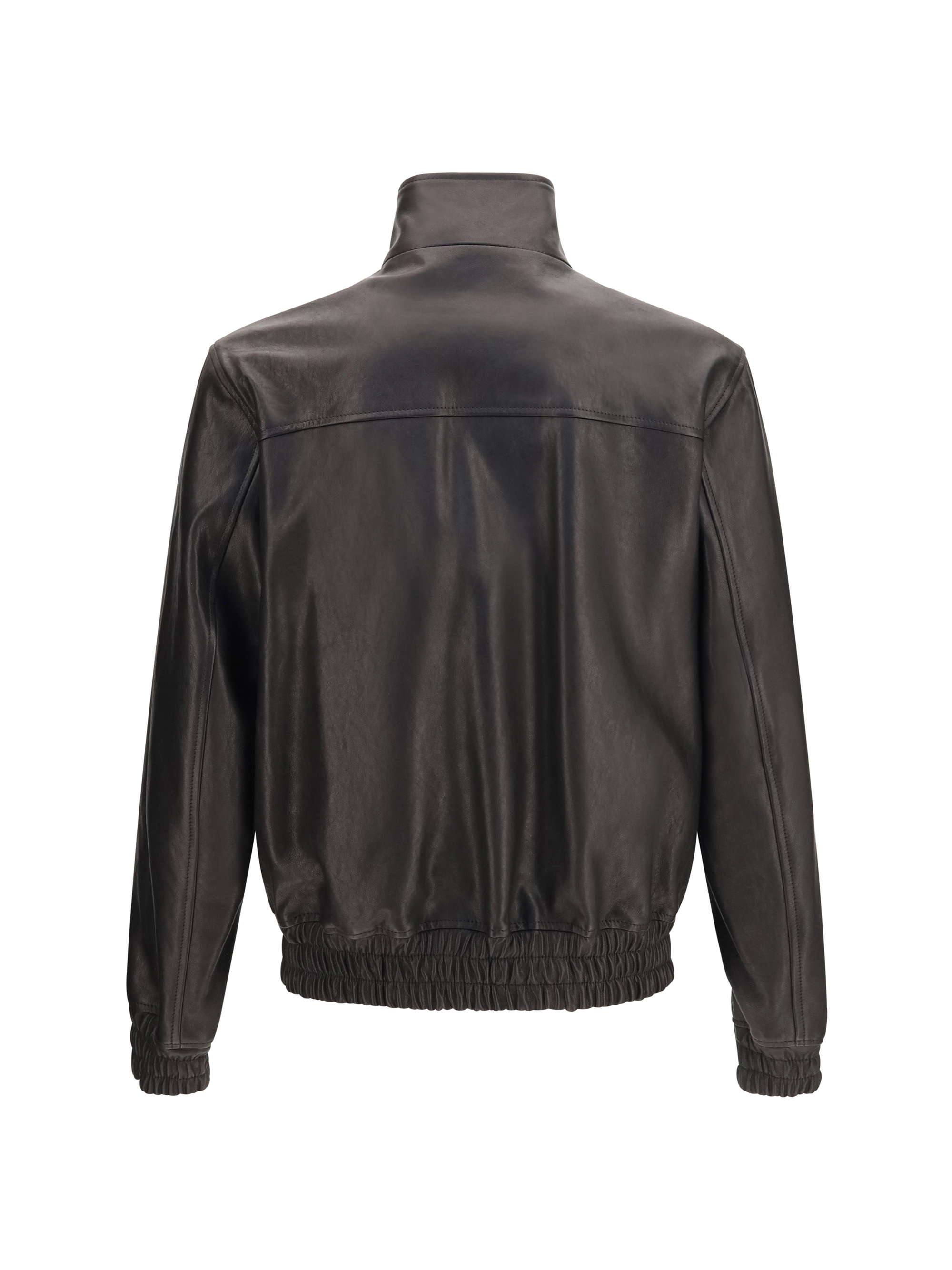 Leather Zip Jacket