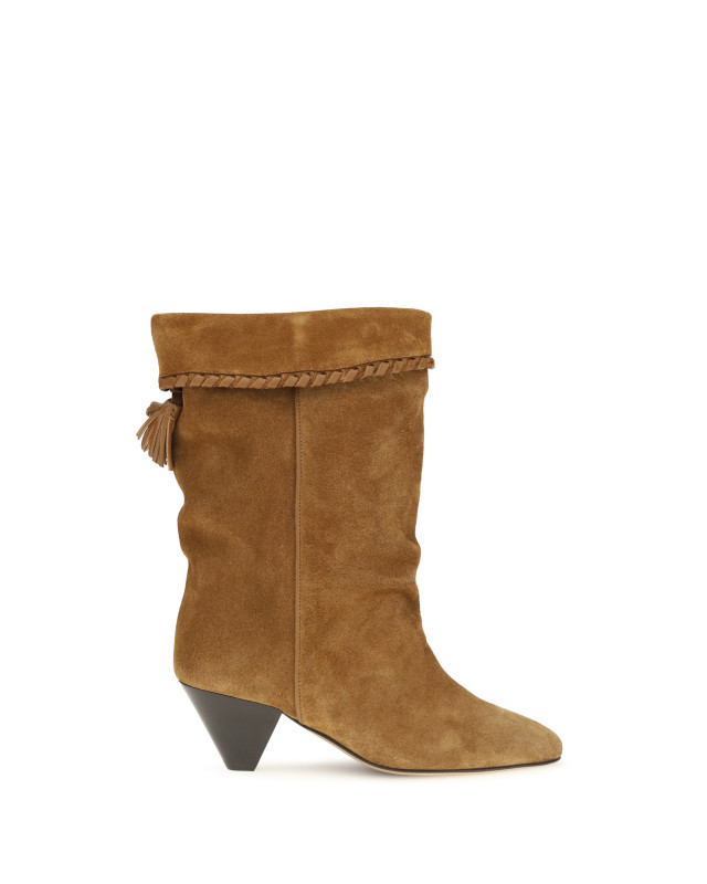 Draped suede Boots