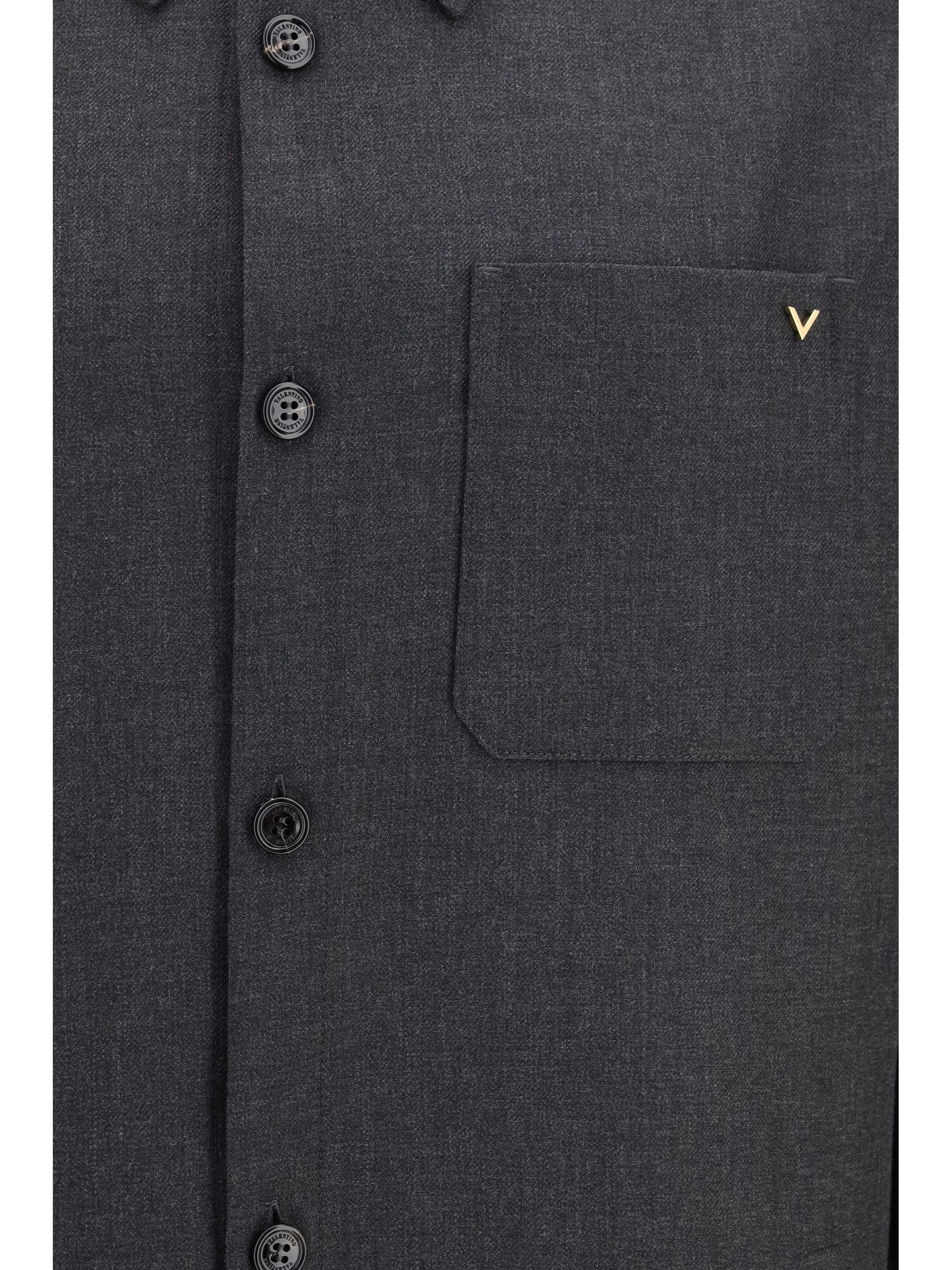 VLogo wool blend Jacket