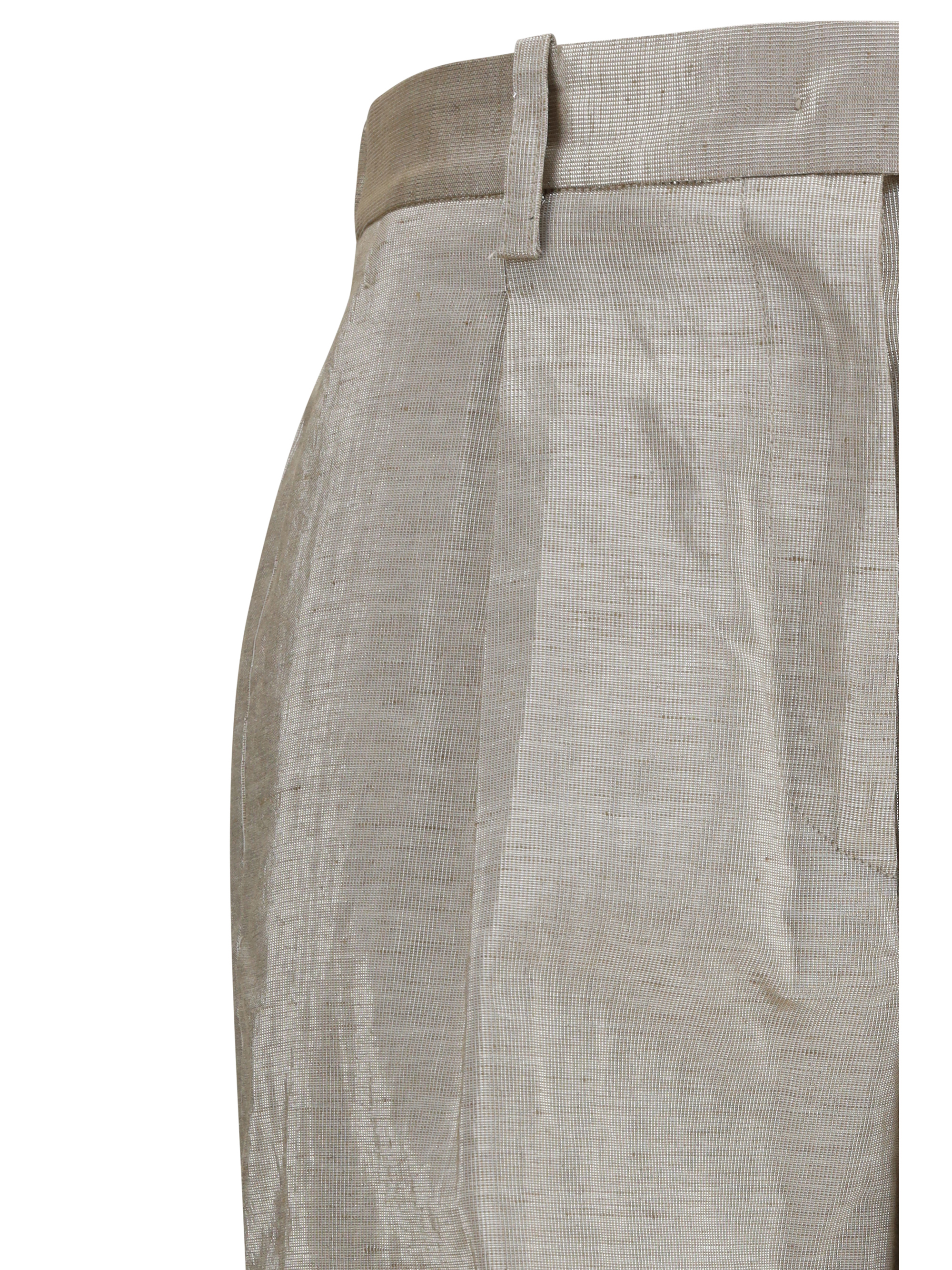Lurex Pants in tweed with micro sequins and shimmering thread
