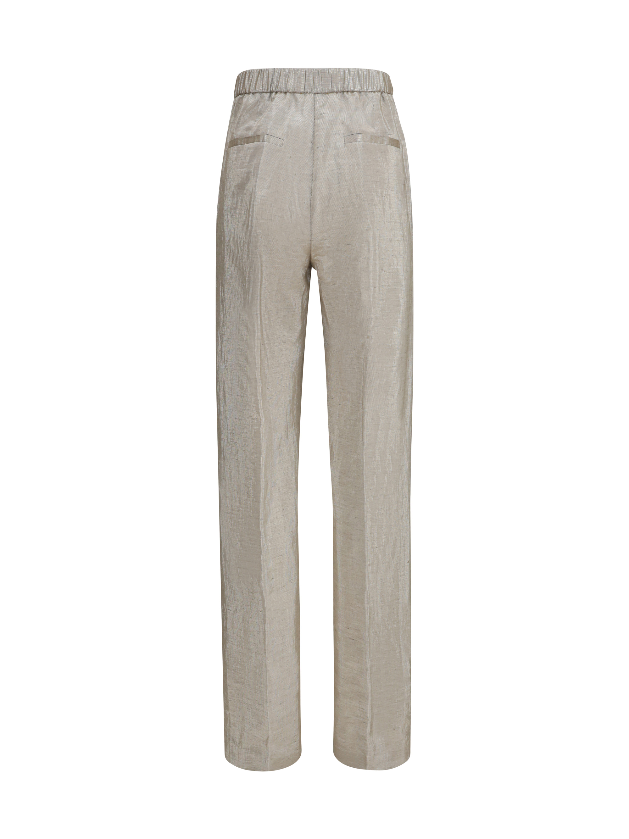 Lurex Pants in tweed with micro sequins and shimmering thread