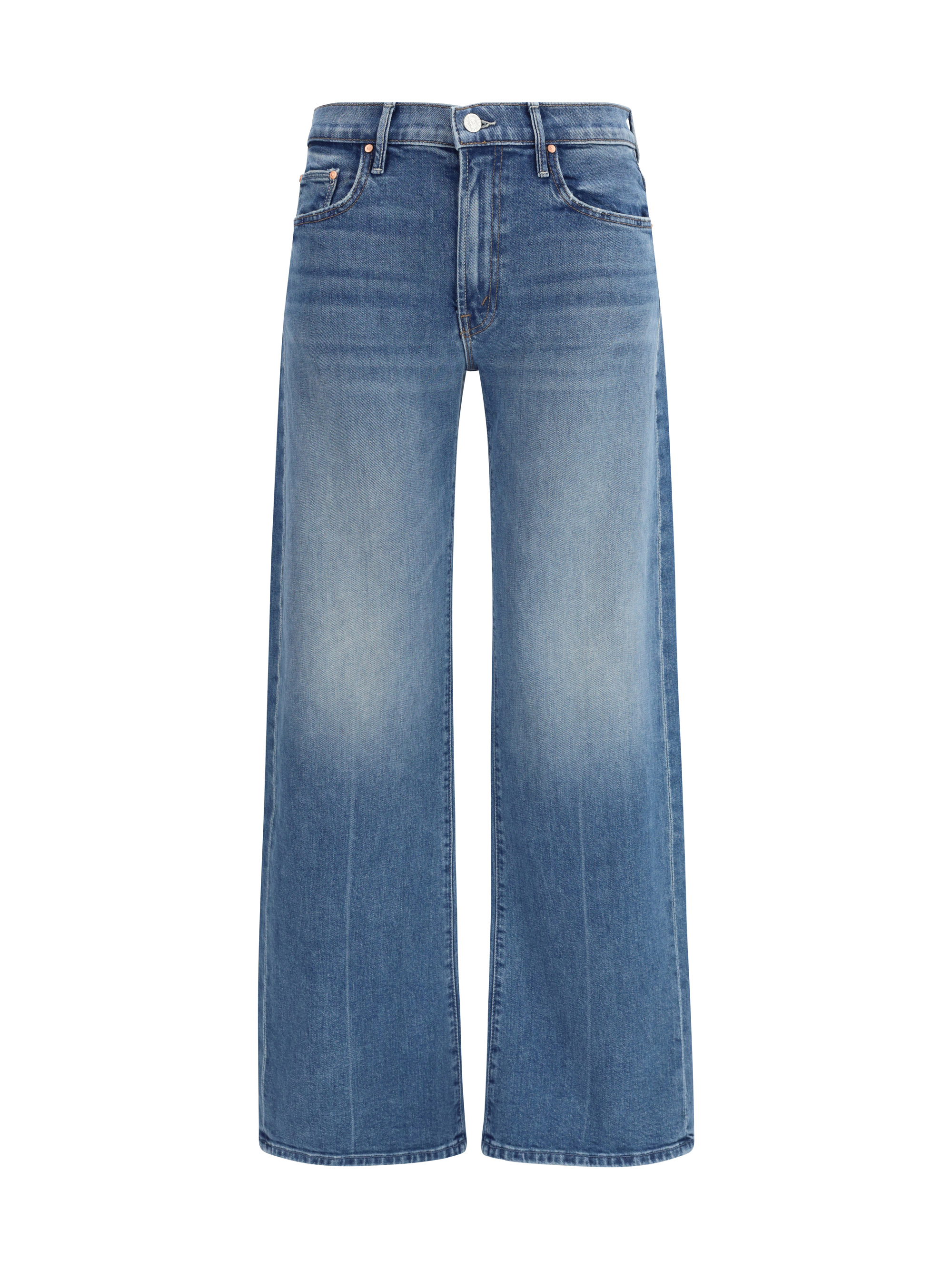 Mid Rise Lasso Sneak Jeans