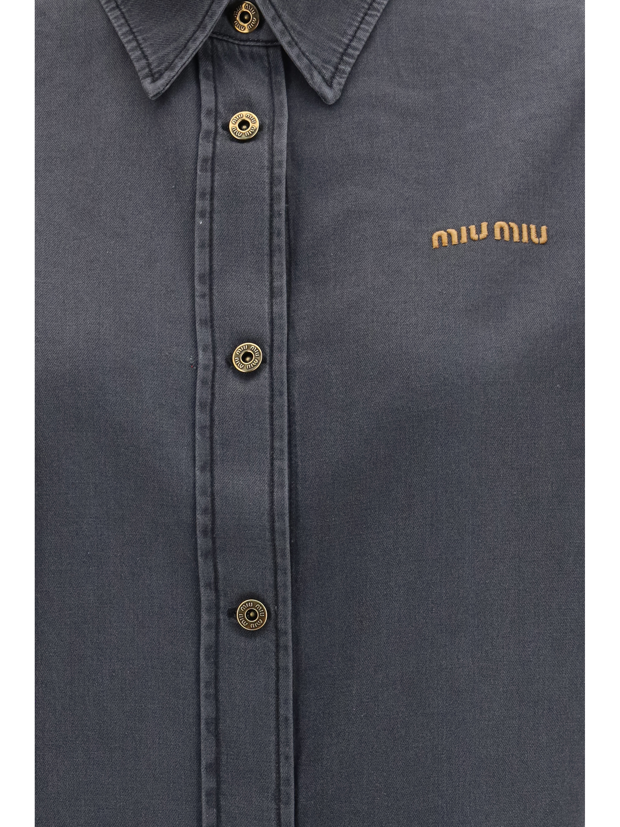 Denim-style cotton Shirt