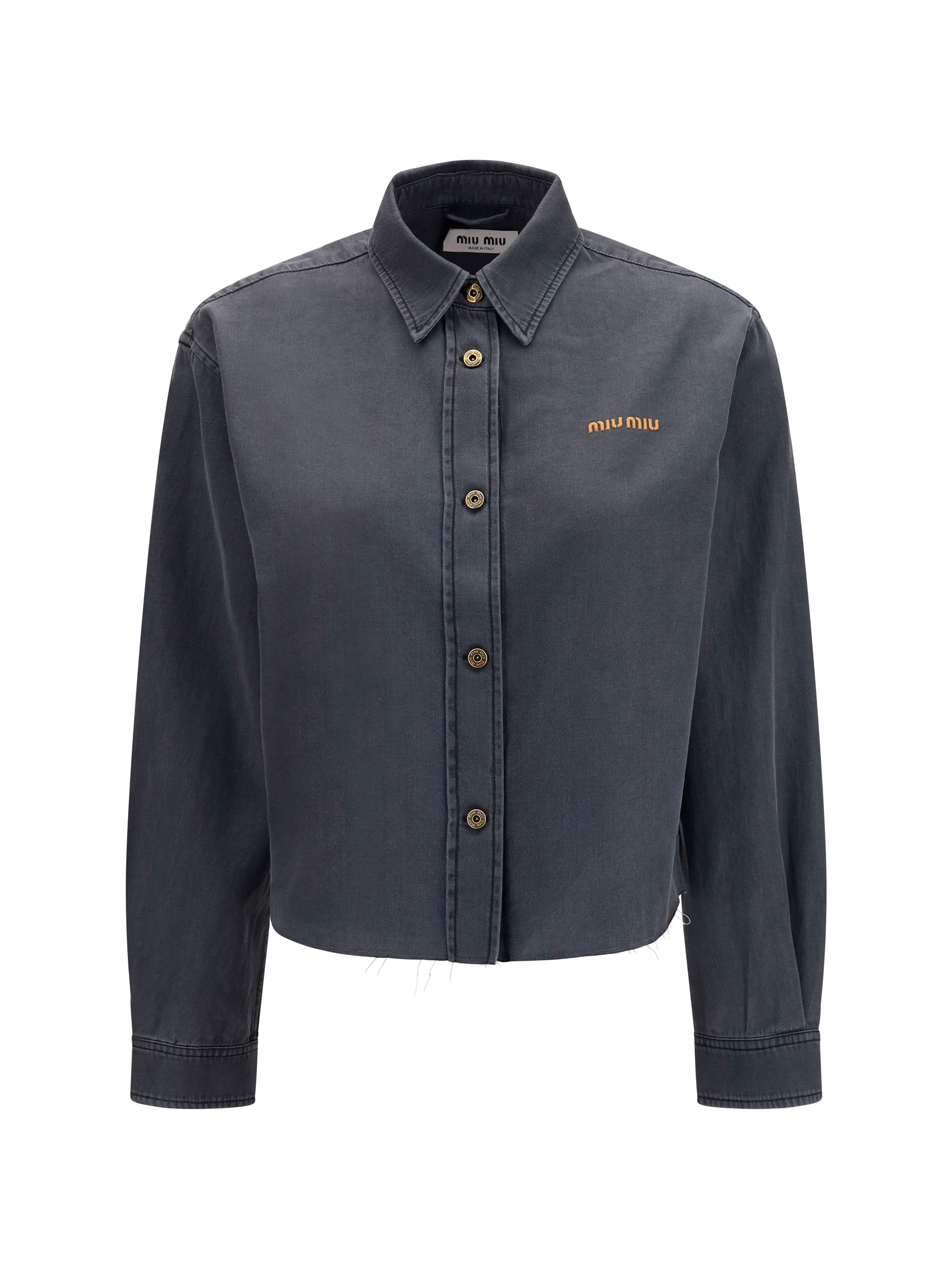 Denim-style cotton Shirt