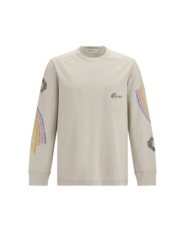 Asymmetric print Sweatshirt