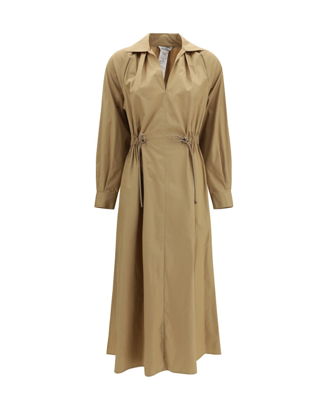Pedaggi midi Dress in cotton poplin