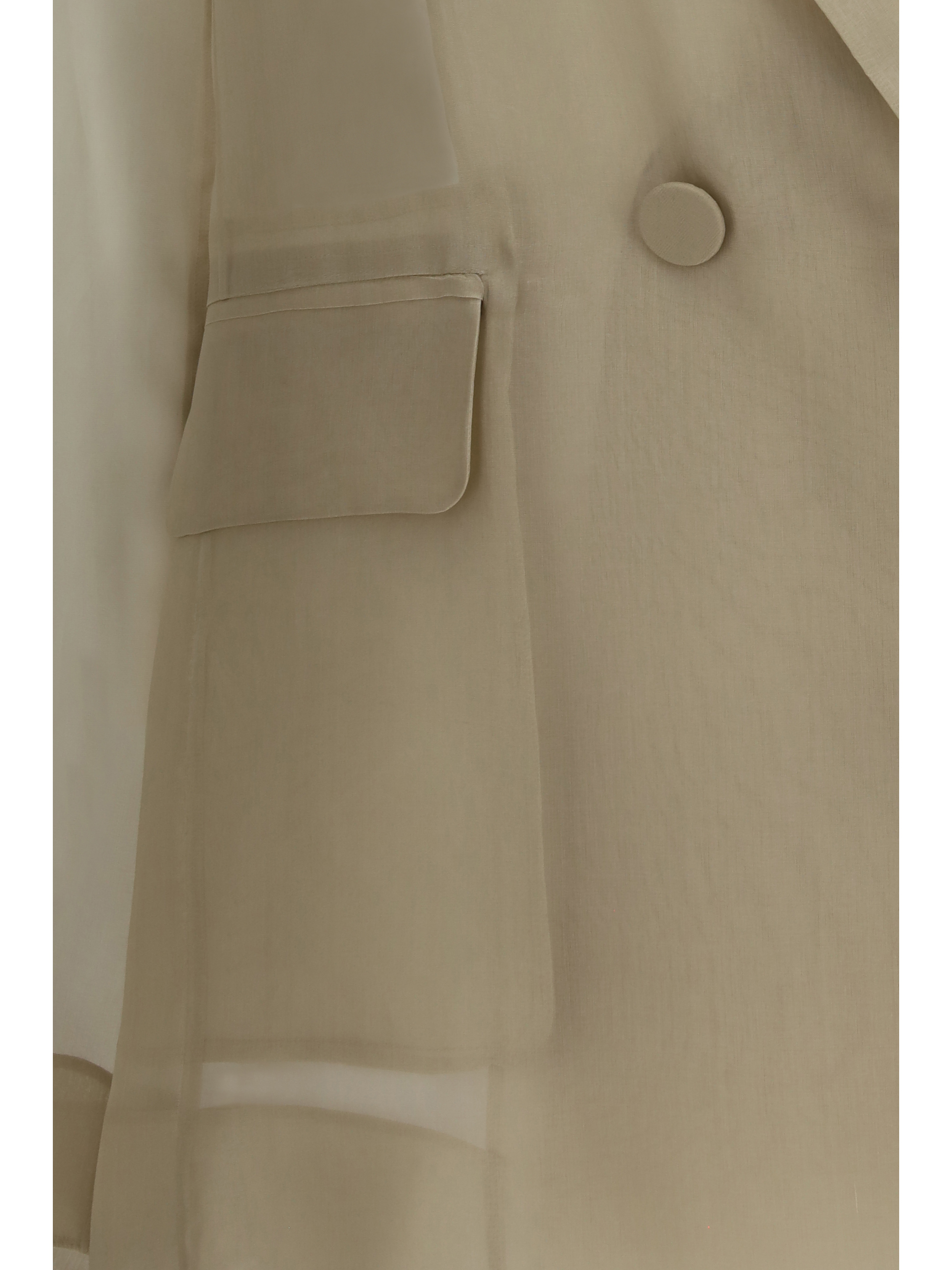 Slogan Jacket in silk organza