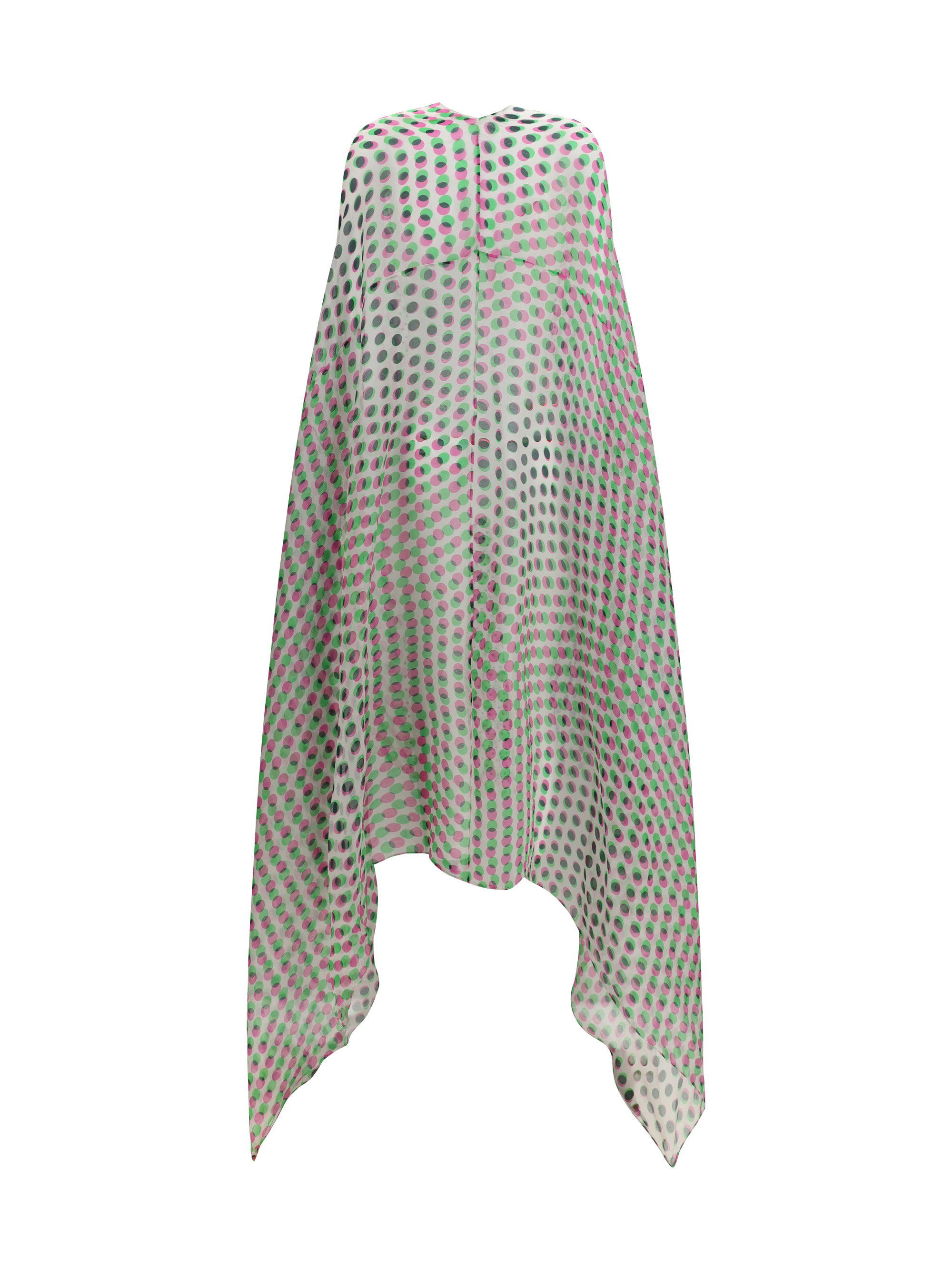 Polka-dot cape Dress