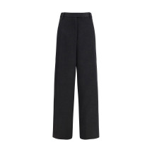 Wide-leg Pants with all-over jacquard pattern