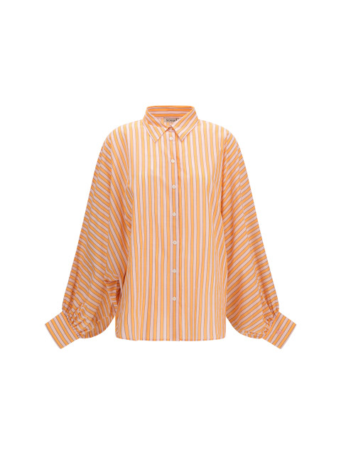 Antonia Voile striped shirt