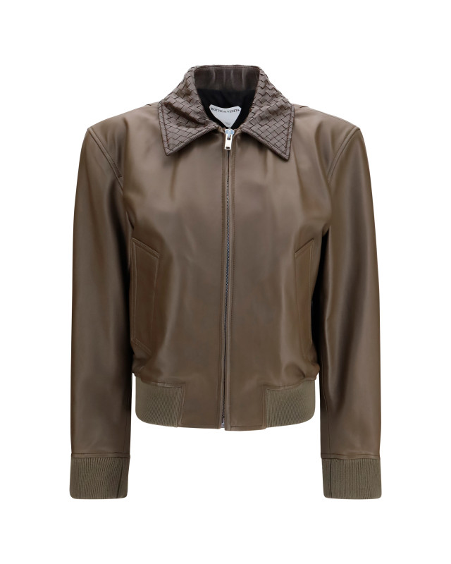Glossy leather Jacket