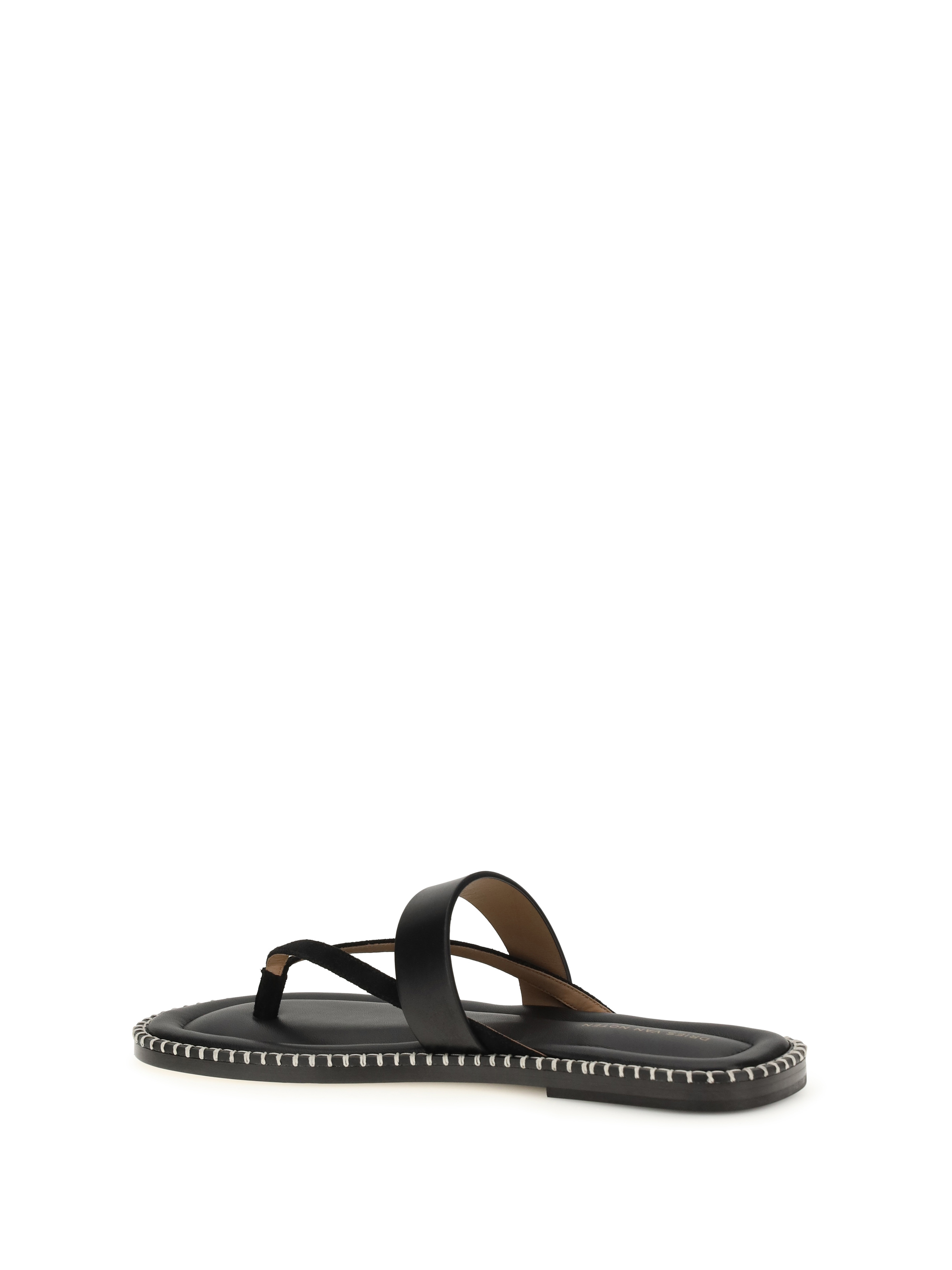 Slip-on leather Sandals with sequins