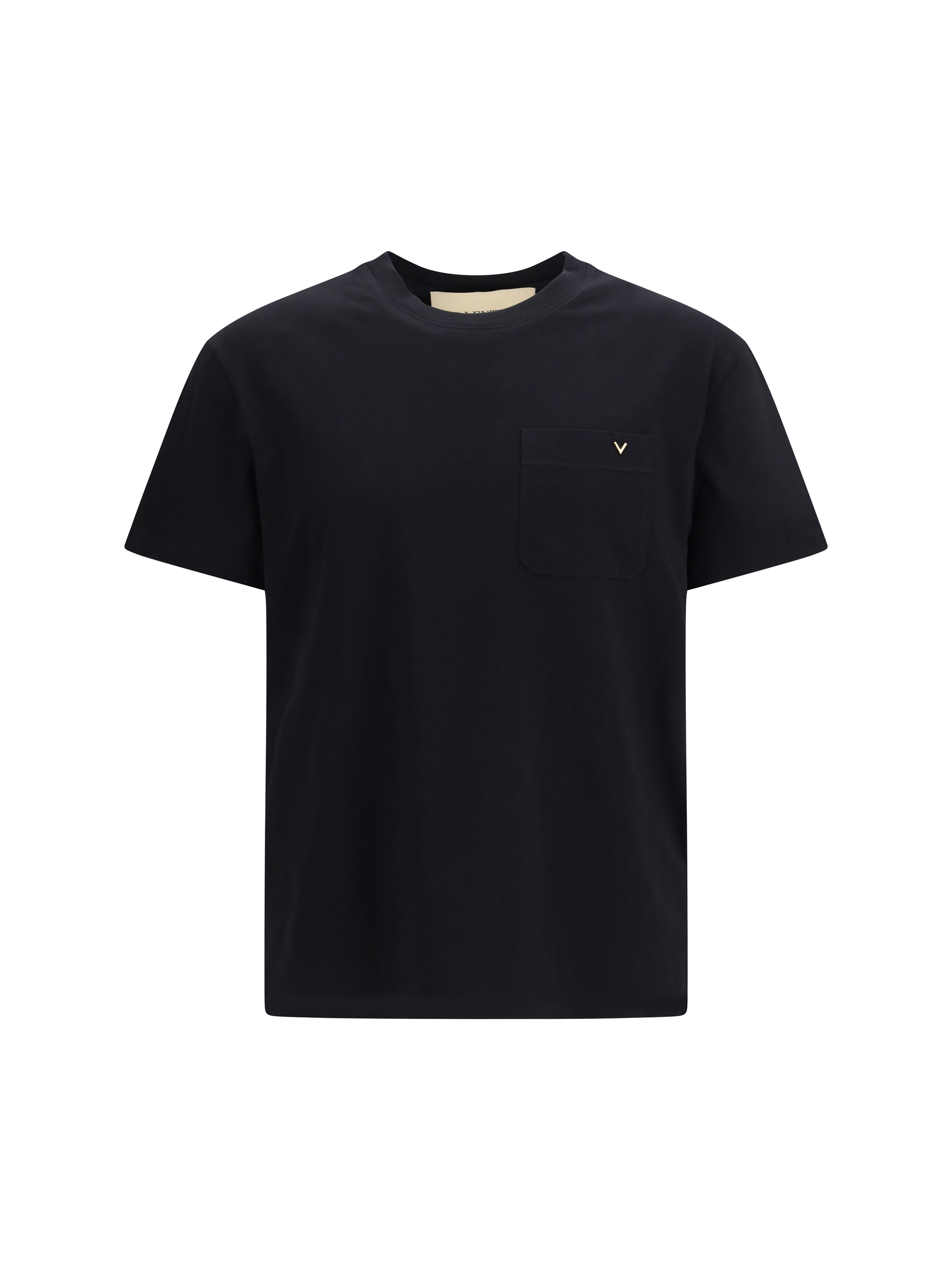 Cotton T-shirt with VGold