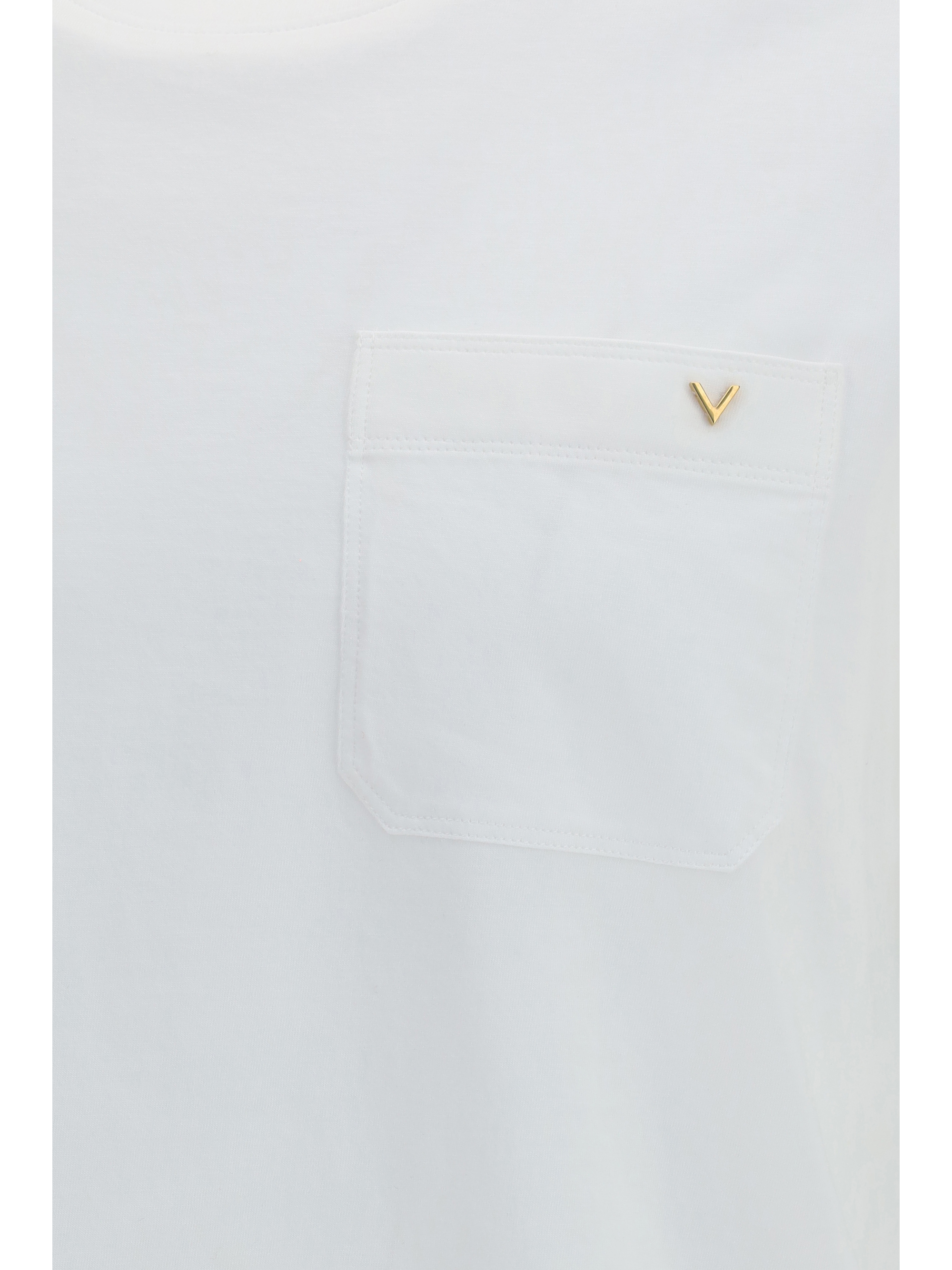 Cotton T-shirt with VGold
