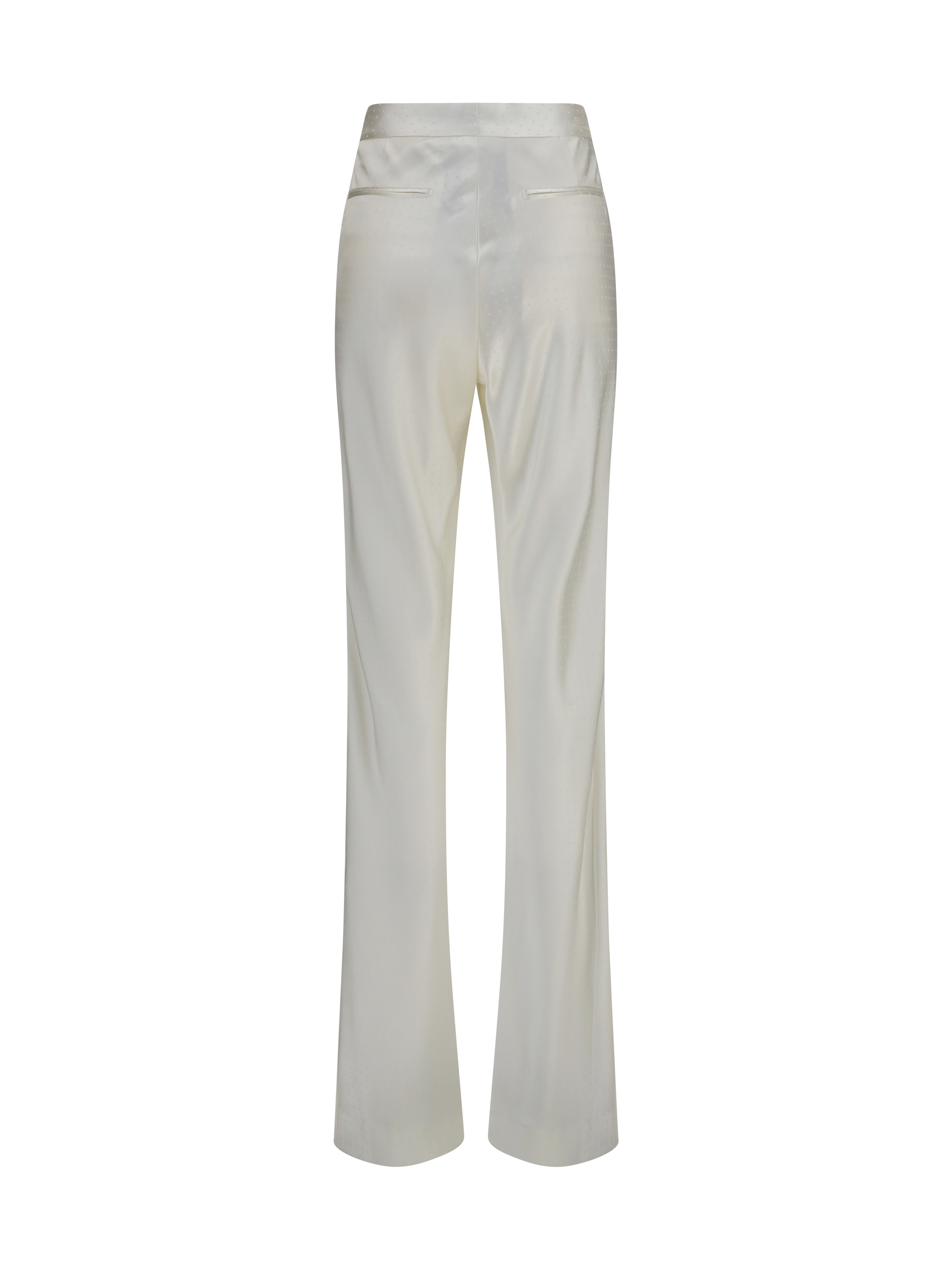 Bias-cut polka-dot Pants