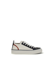 Cotton knit and suede Sneakers with Precious Toe