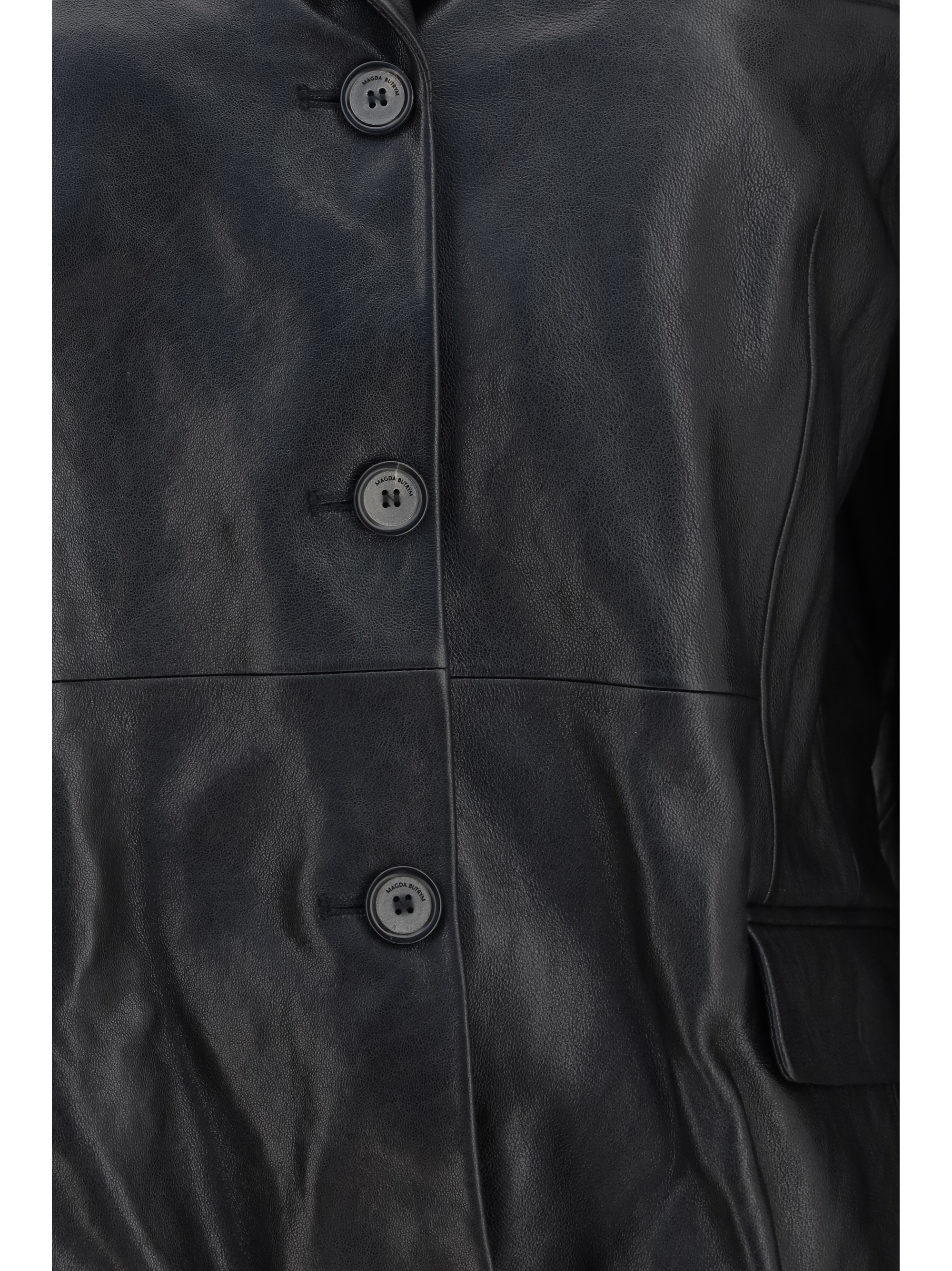 Leather Blazer Jacket