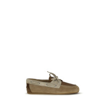 Leather and suede Loafers