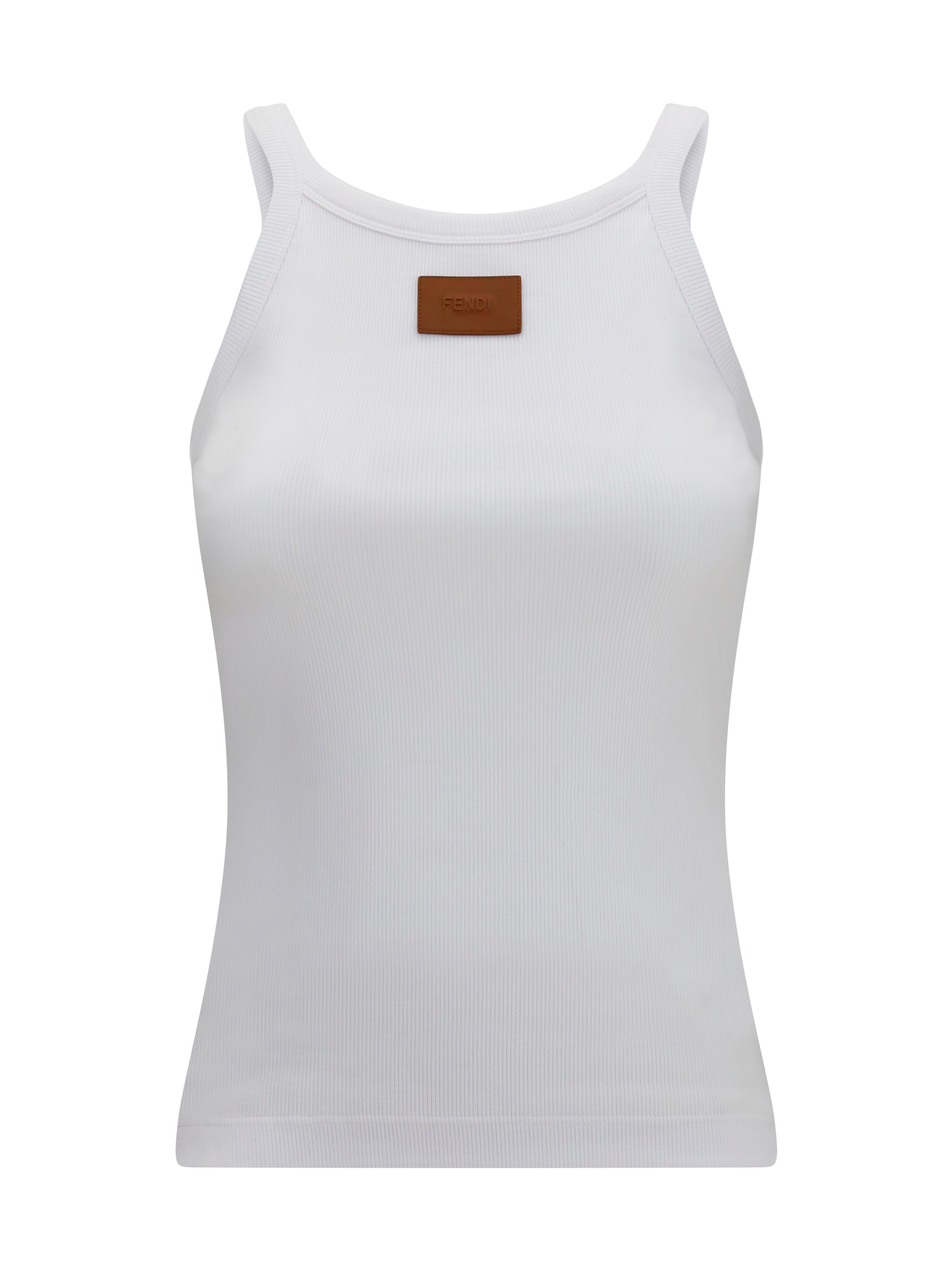 Ribbed cotton tank Top