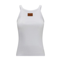 Ribbed cotton tank Top