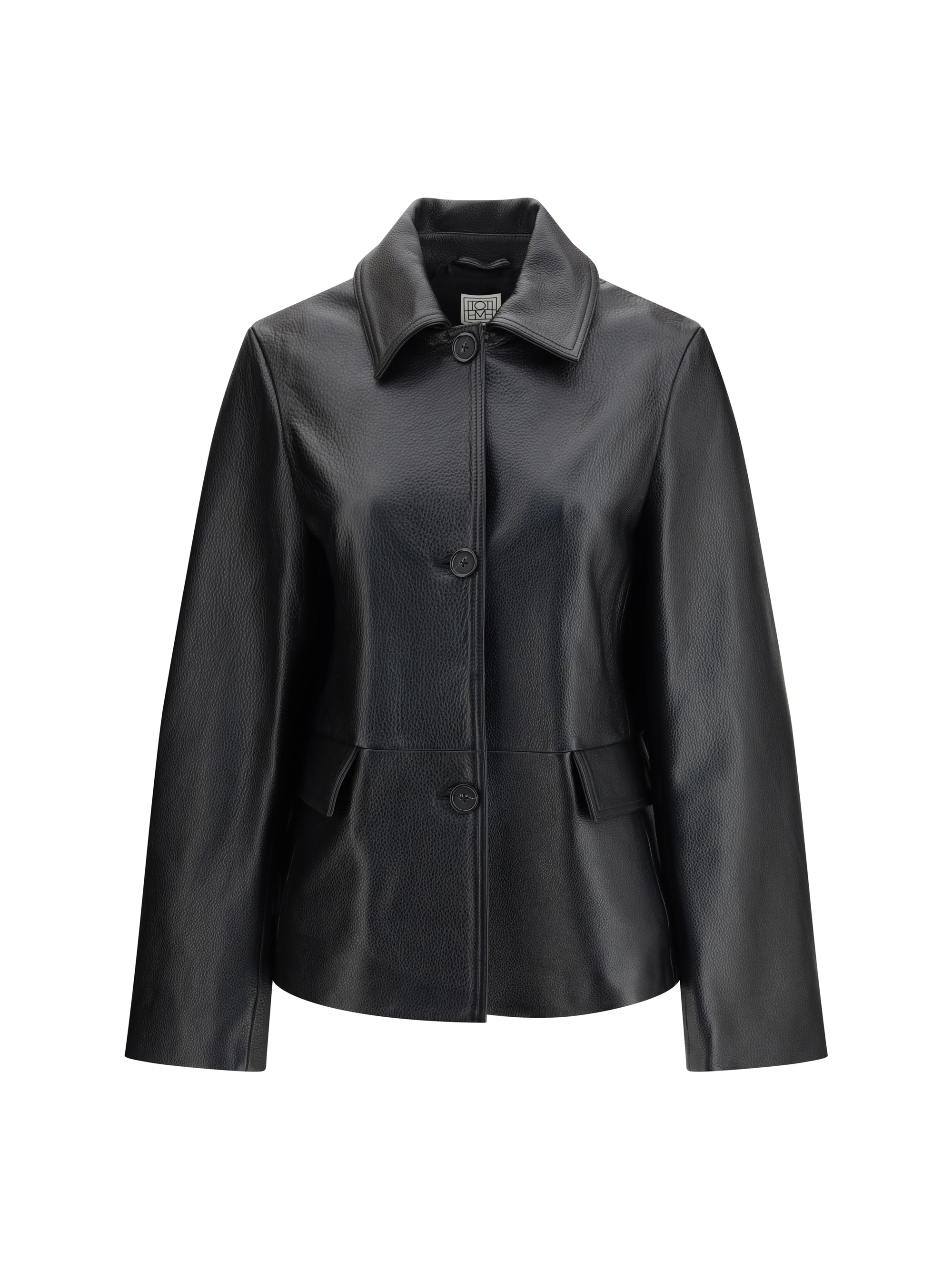 Grained leather Jacket