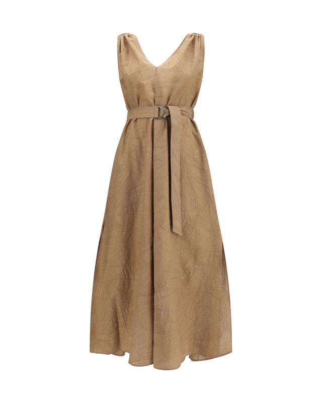 Midi Dress with floral motif