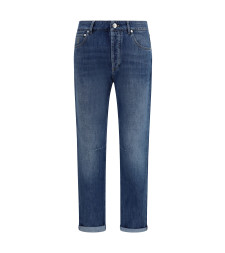 Straight five-pocket Jeans in cotton