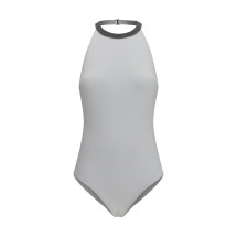One-piece Swimsuit with monili embellishment