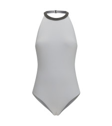 One-piece Swimsuit with monili embellishment