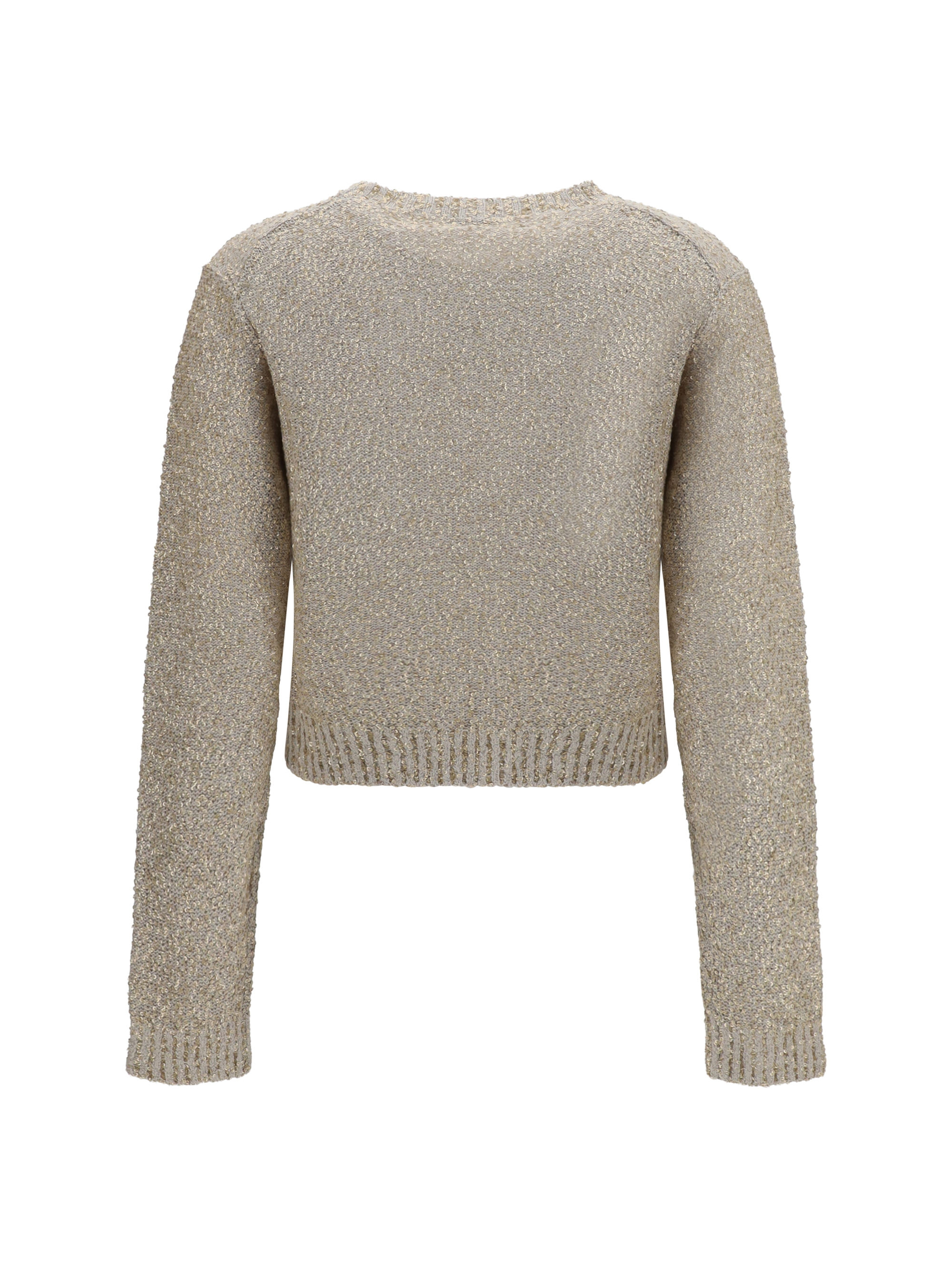 Long-sleeve sequin Sweater