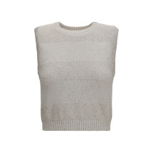 Knit and sequin Vest