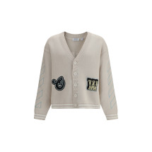 Star Logo Diagonal Varsity Cardigan
