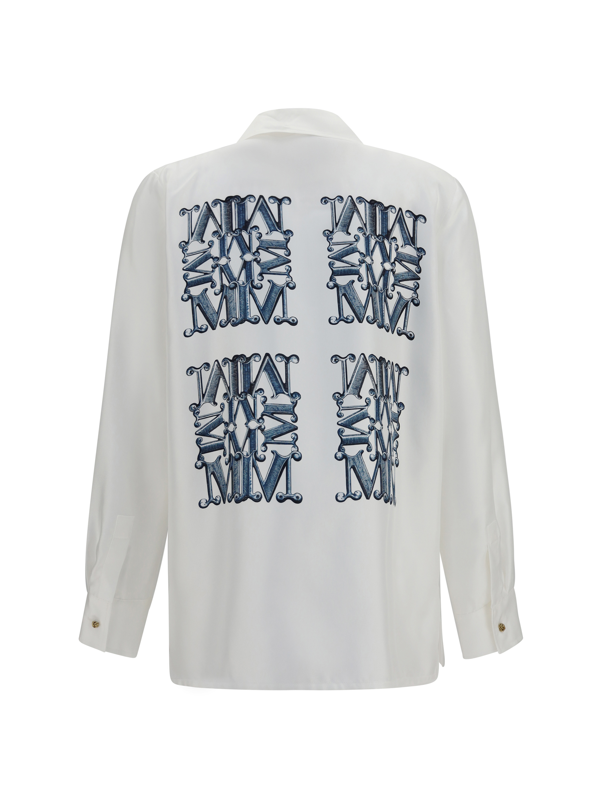 Printed silk twill Shirt