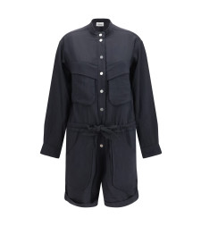 Short cotton blend Jumpsuit