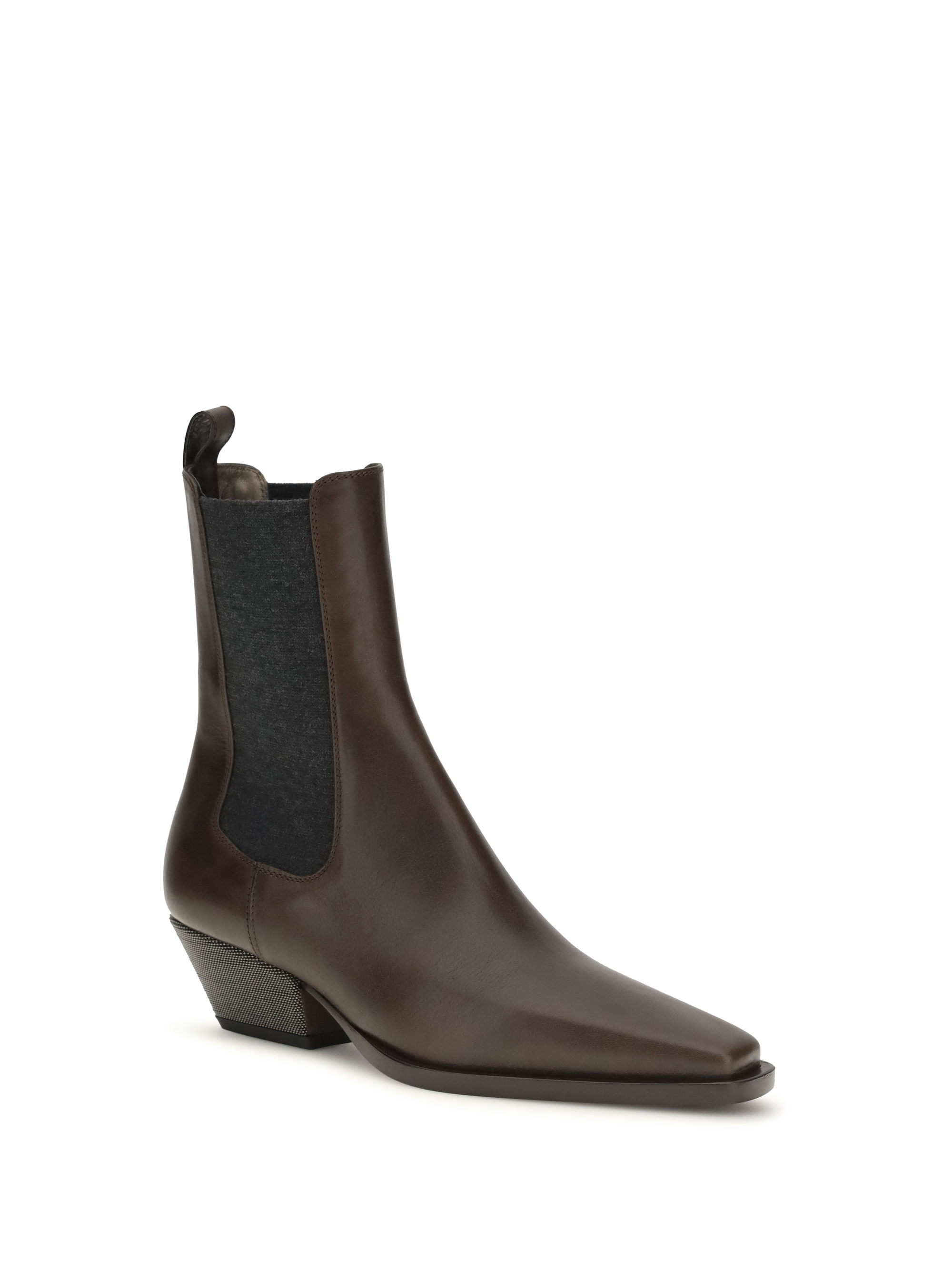 Leather ankle Boots