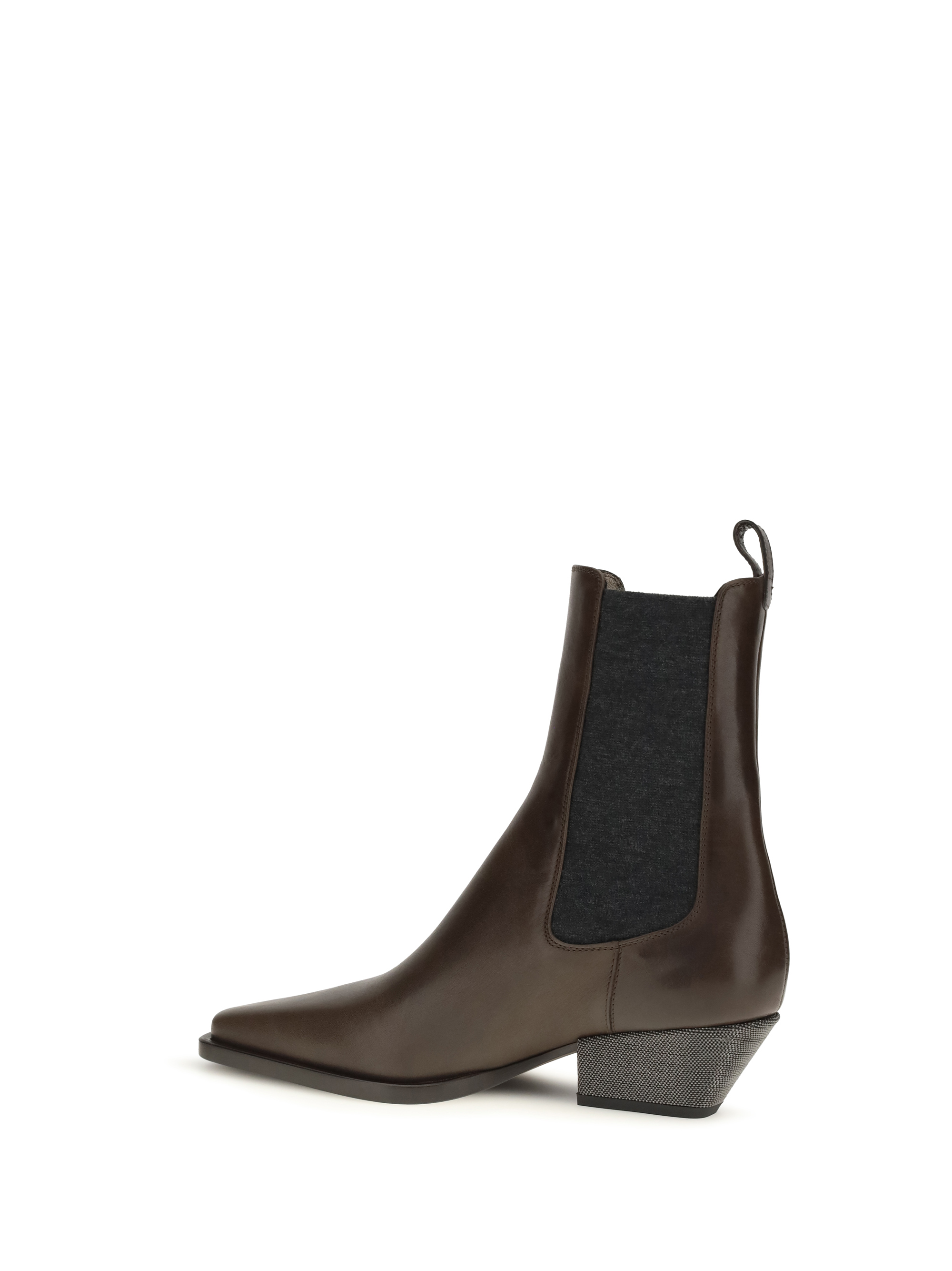 Leather ankle Boots