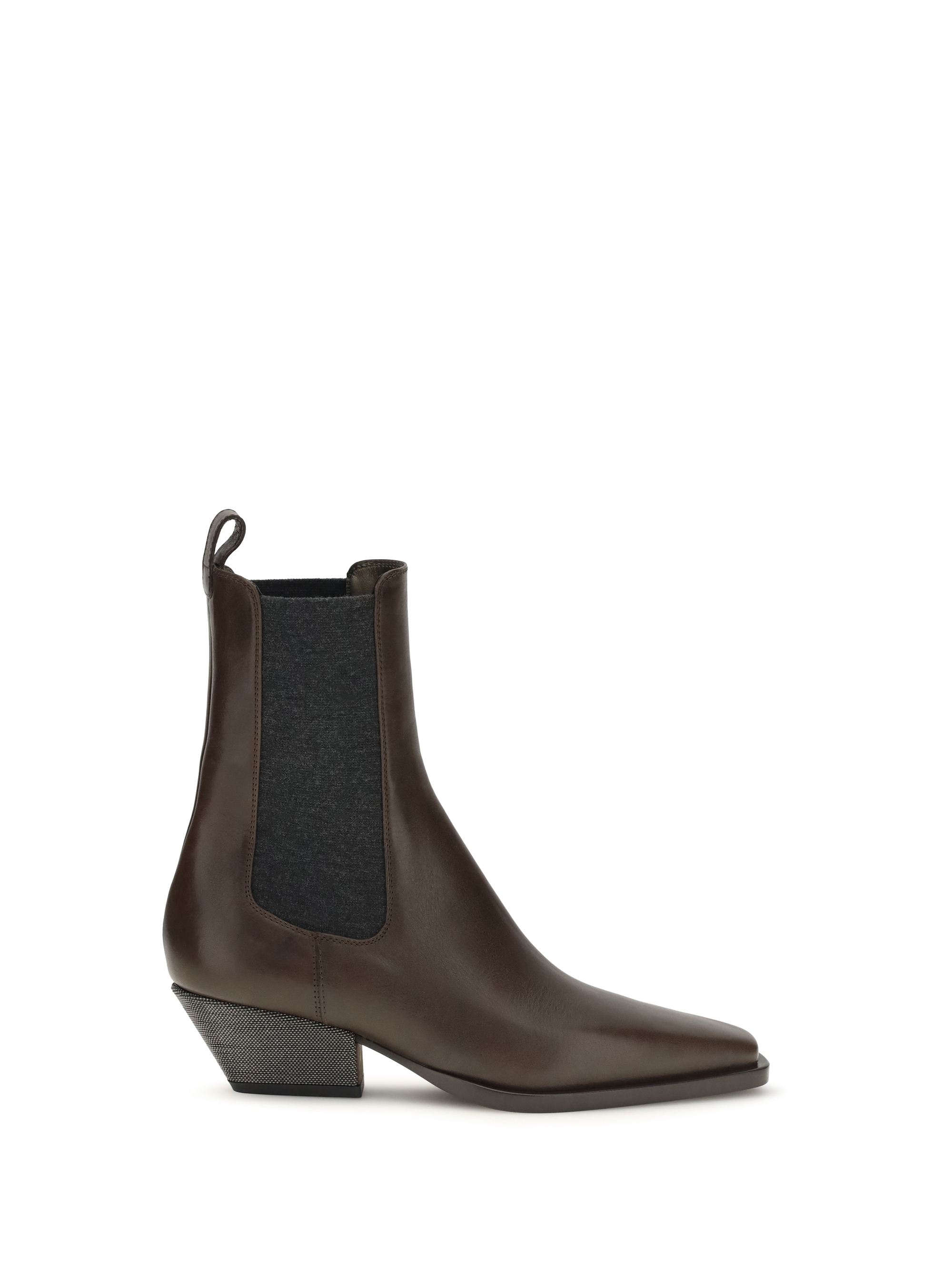 Leather ankle Boots
