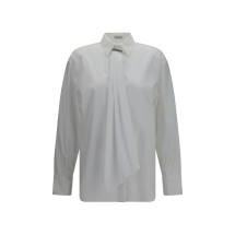 Shirt with monili embellishment