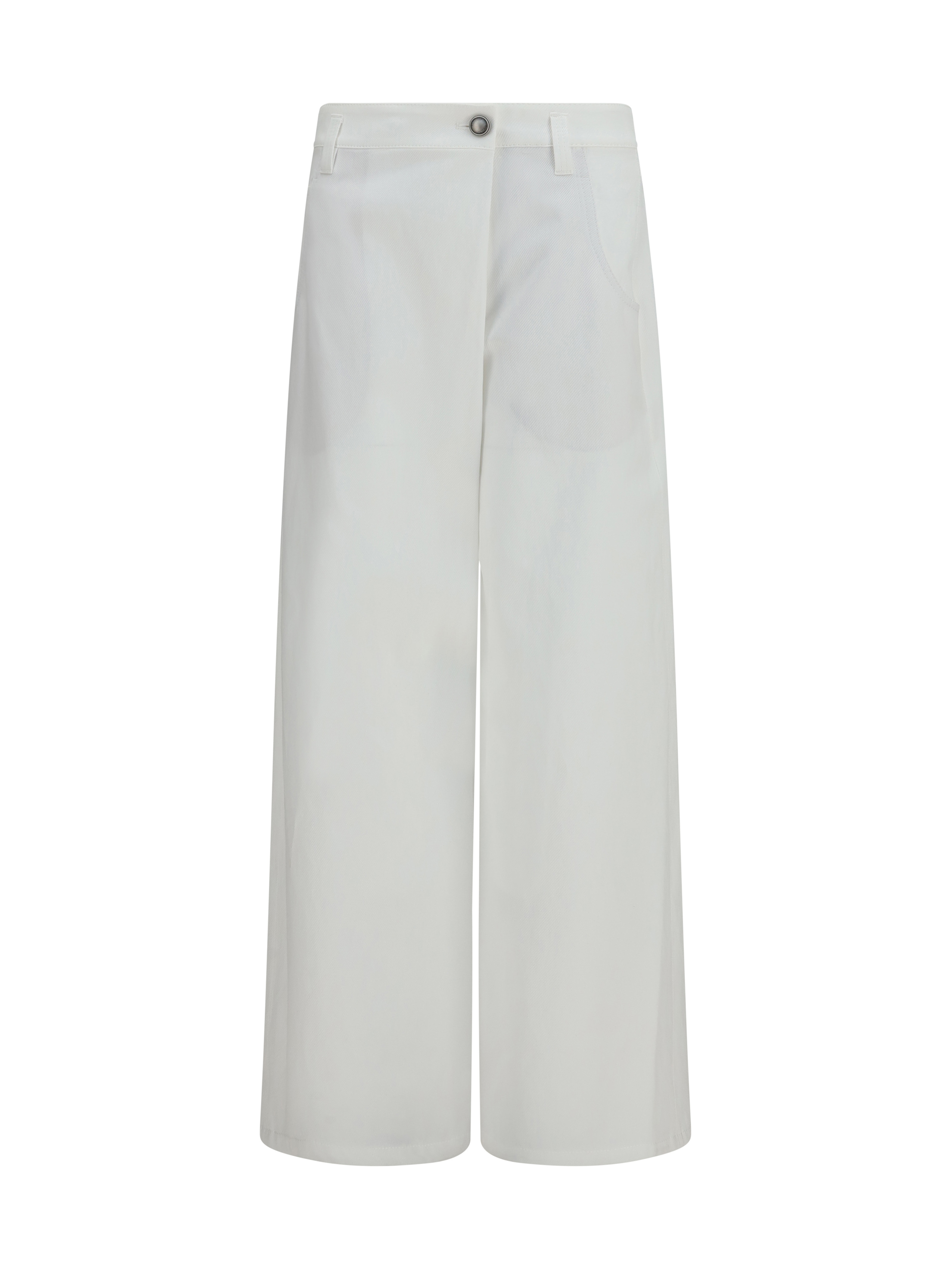 Straight-leg cotton Pants