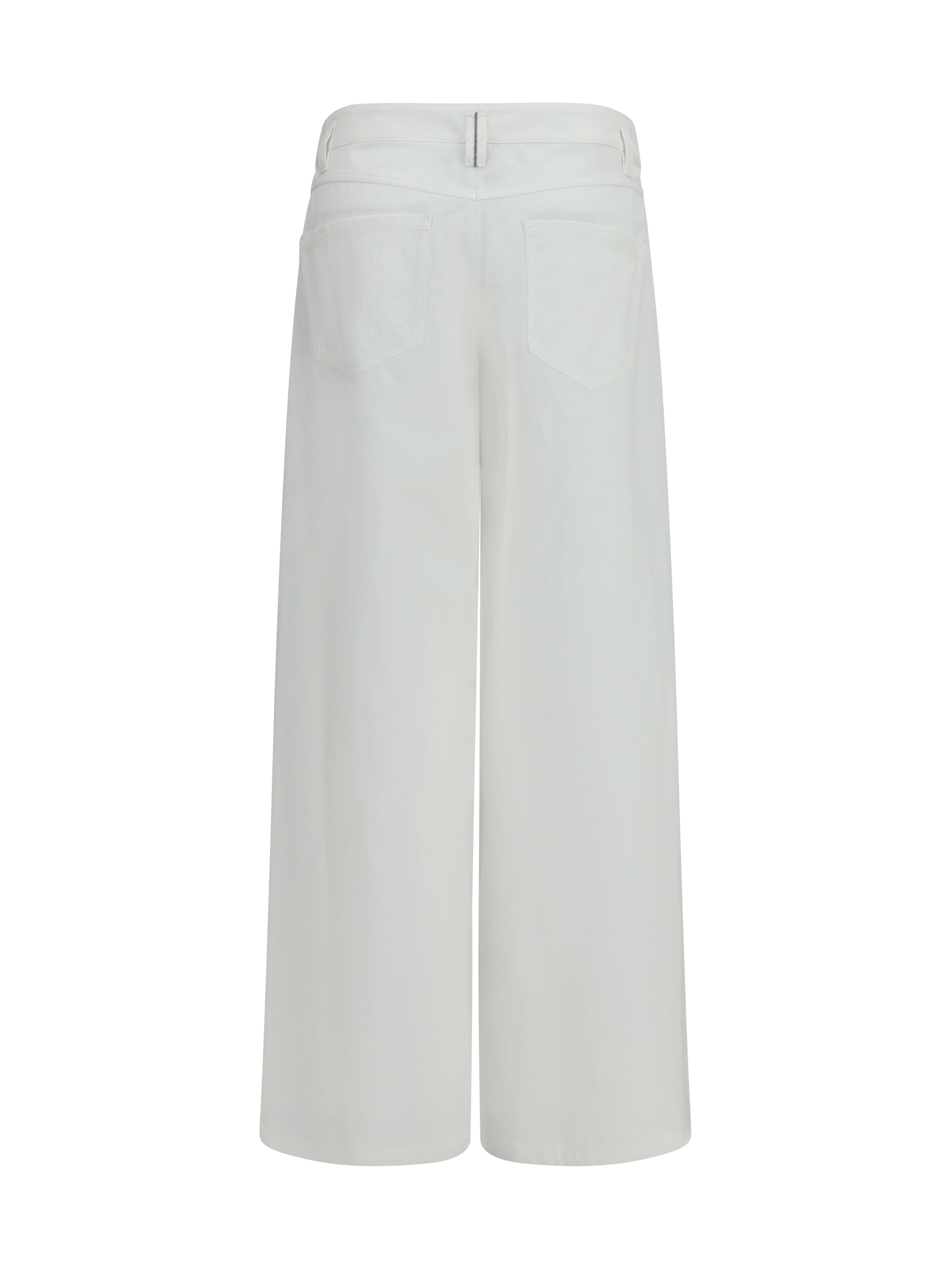 Straight-leg cotton Pants