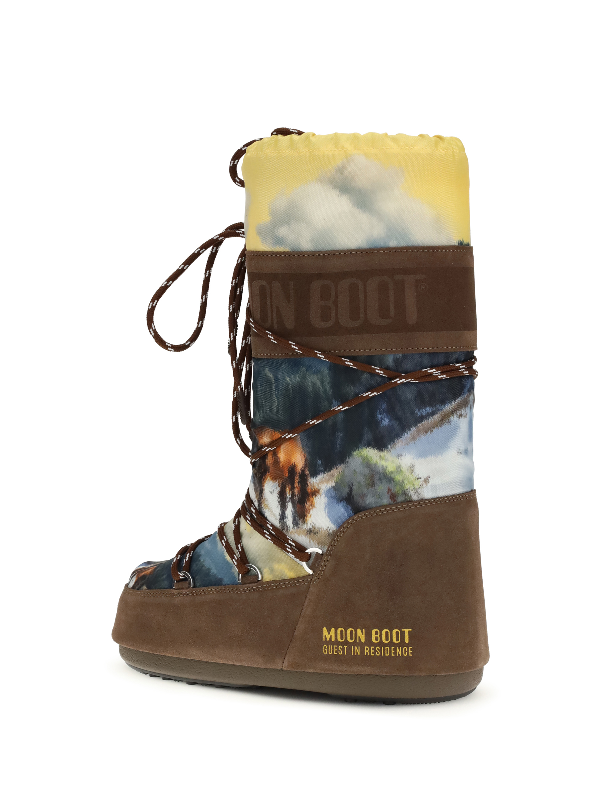 Moon Boot x Guest In Residence print Boots