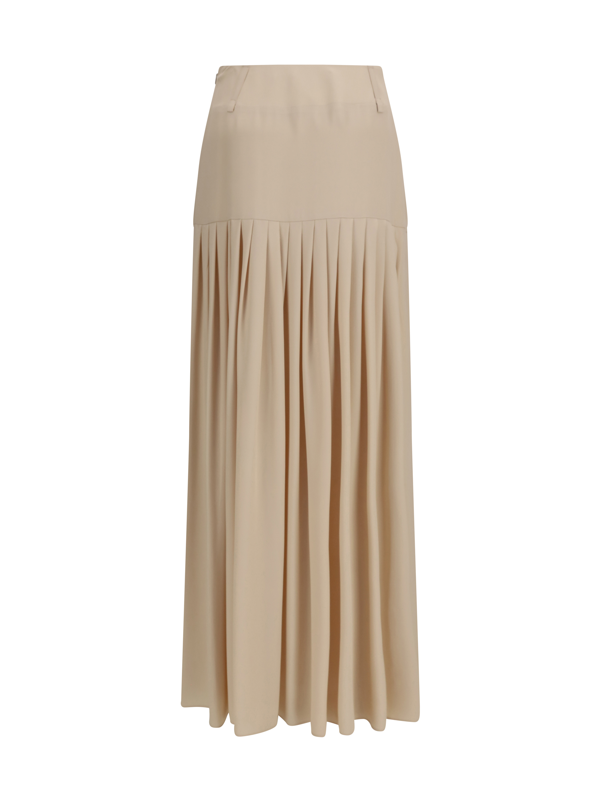 Calla long Skirt in viscose crêpe