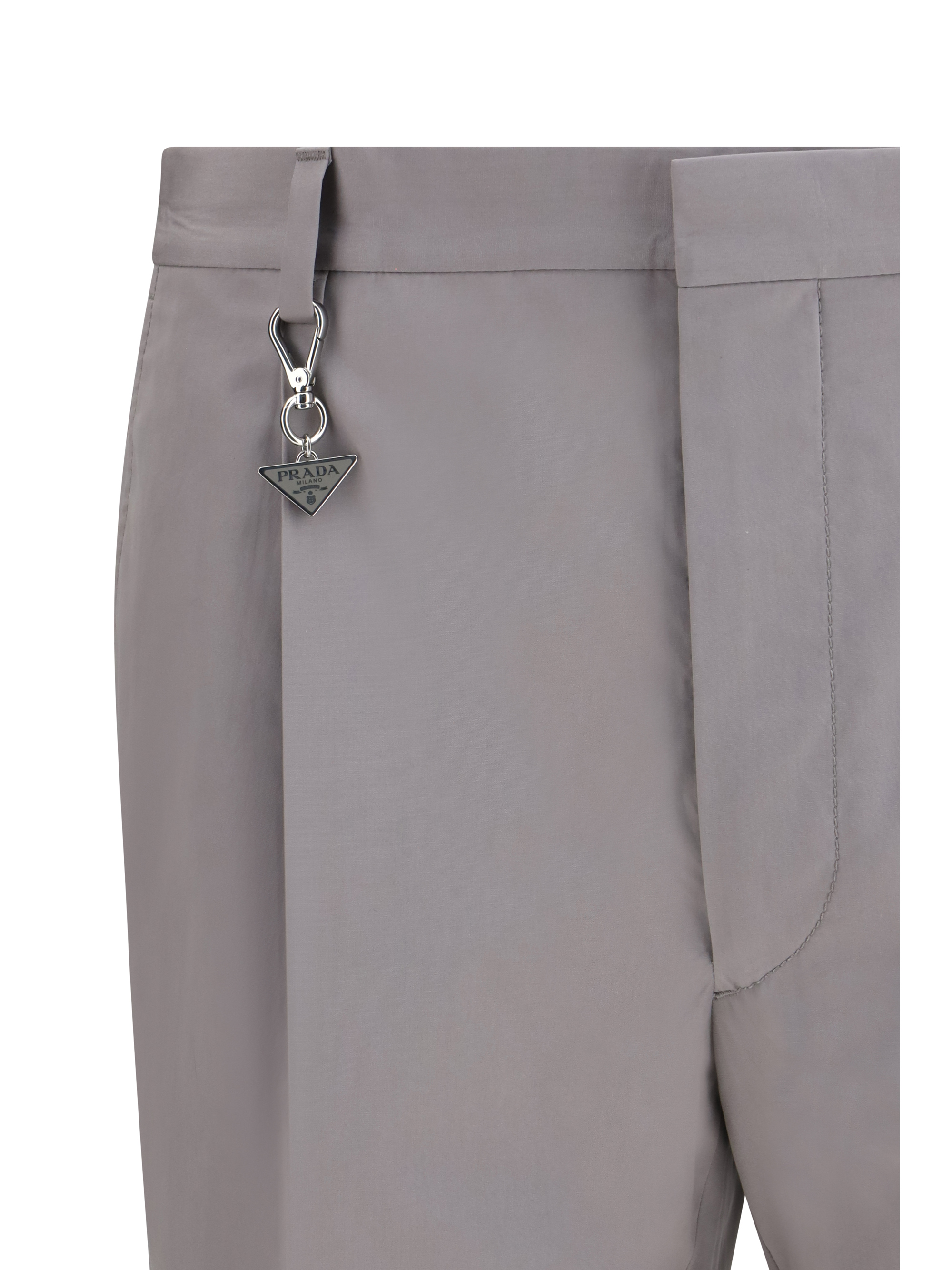 Tailored cotton poplin Pants